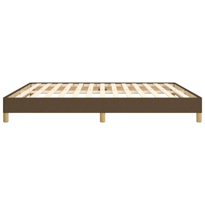 Cadru de pat fără saltea, maro închis, 180x200 cm, textil - WALTI WALTI