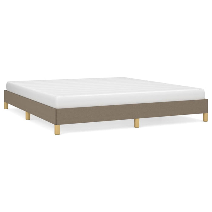 Cadru de pat fără saltea, gri taupe, 180x200 cm, textil - WALTI WALTI