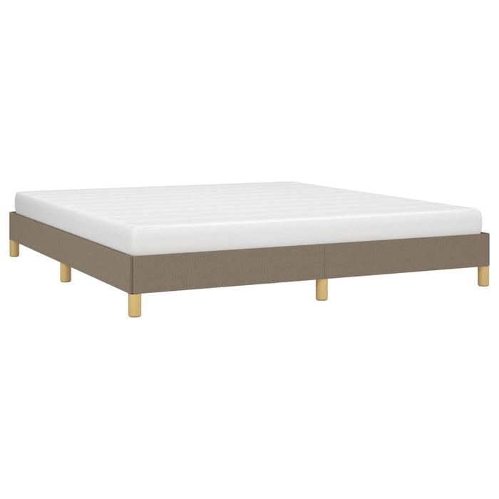 Cadru de pat fără saltea, gri taupe, 180x200 cm, textil - WALTI WALTI