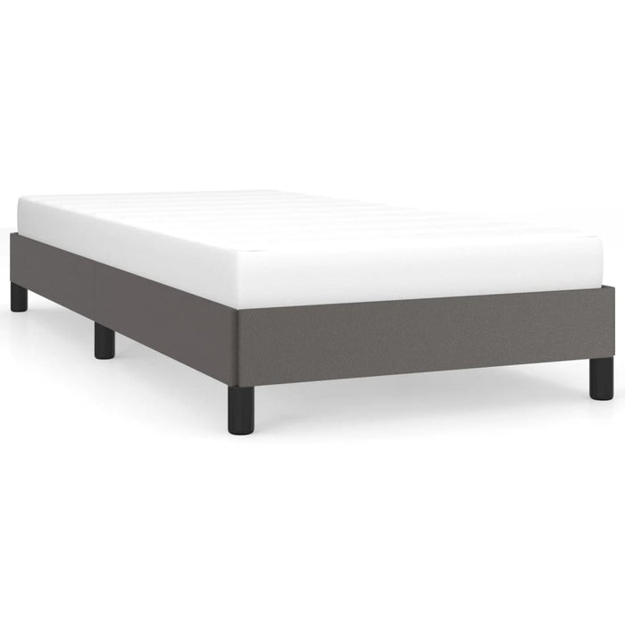 Cadru de pat, gri, 80x200 cm, piele ecologică - WALTI WALTI