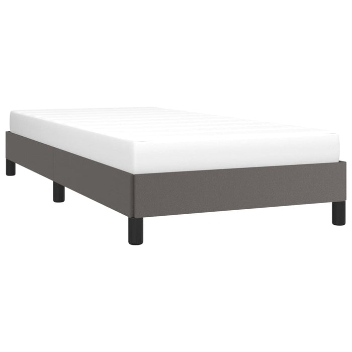 Cadru de pat, gri, 80x200 cm, piele ecologică - WALTI WALTI