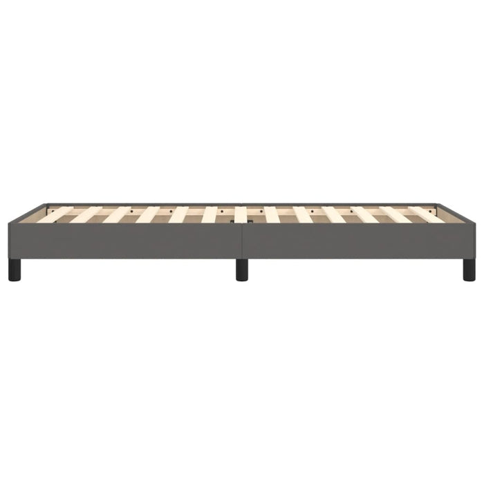 Cadru de pat, gri, 80x200 cm, piele ecologică - WALTI WALTI