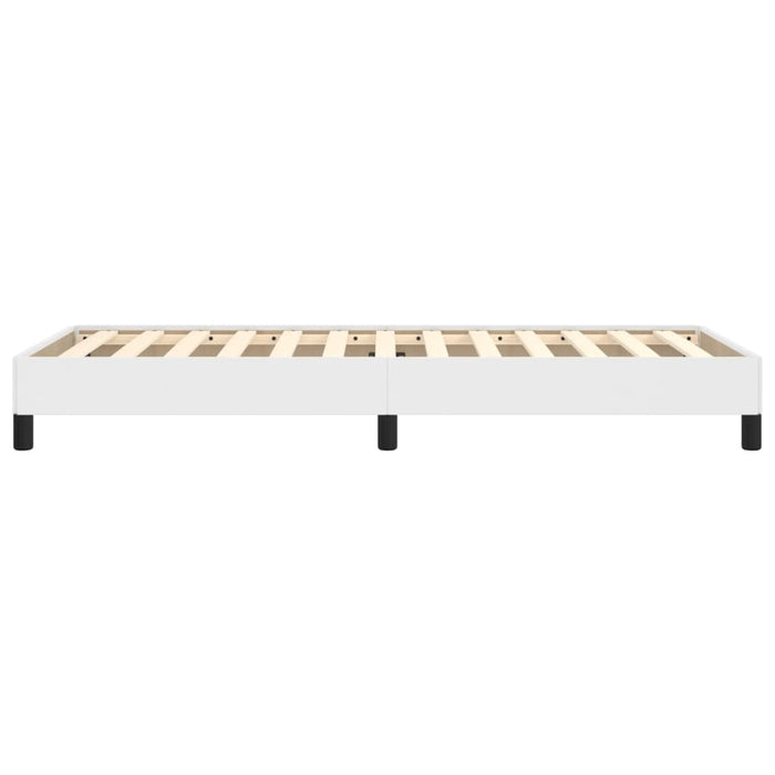 Cadru de pat, alb, 90x190 cm, piele ecologică - WALTI WALTI