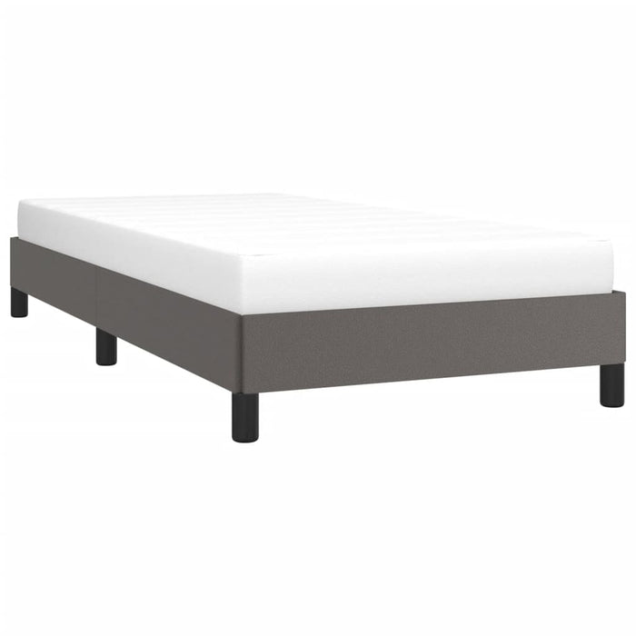 Cadru de pat, gri, 90x190 cm, piele ecologică - WALTI WALTI