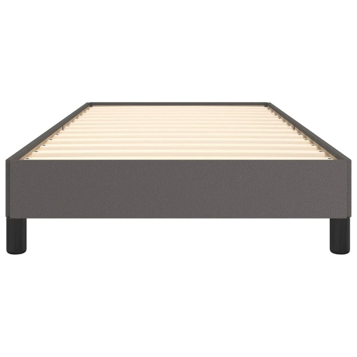 Cadru de pat, gri, 90x190 cm, piele ecologică - WALTI WALTI