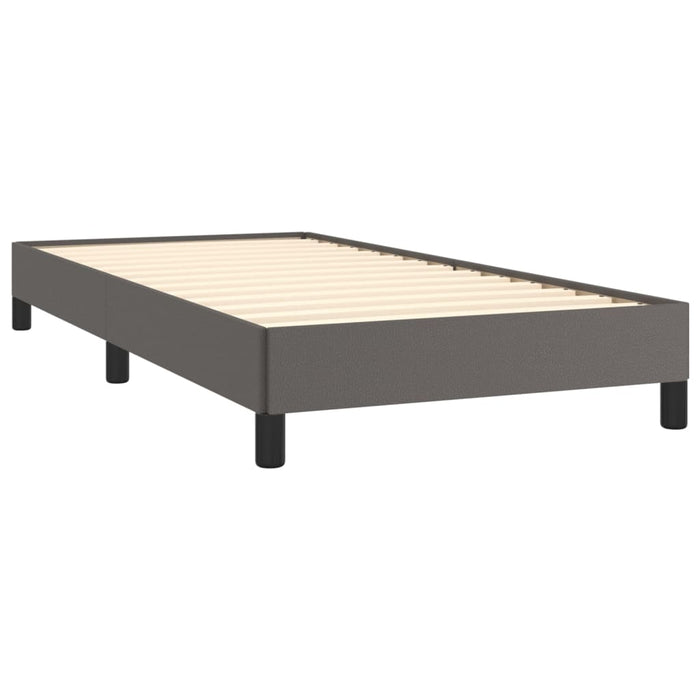 Cadru de pat, gri, 90x200 cm, piele ecologică - WALTI WALTI