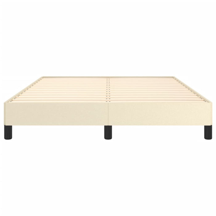 Cadru de pat, crem, 140x190 cm, piele ecologică - WALTI WALTI