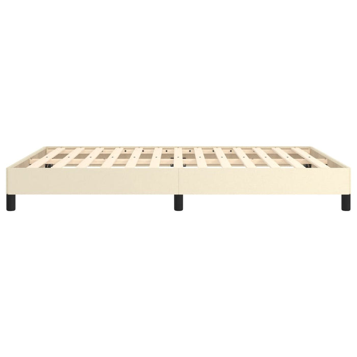 Cadru de pat, crem, 140x190 cm, piele ecologică - WALTI WALTI