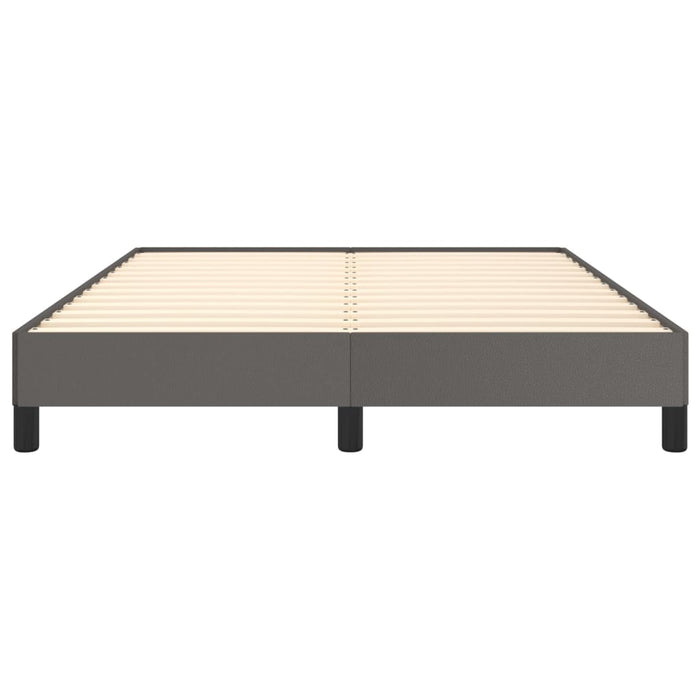 Cadru de pat, gri, 140x190 cm, piele ecologică - WALTI WALTI