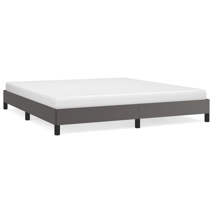 Cadru de pat, gri, 180x200 cm, piele ecologică - WALTI WALTI