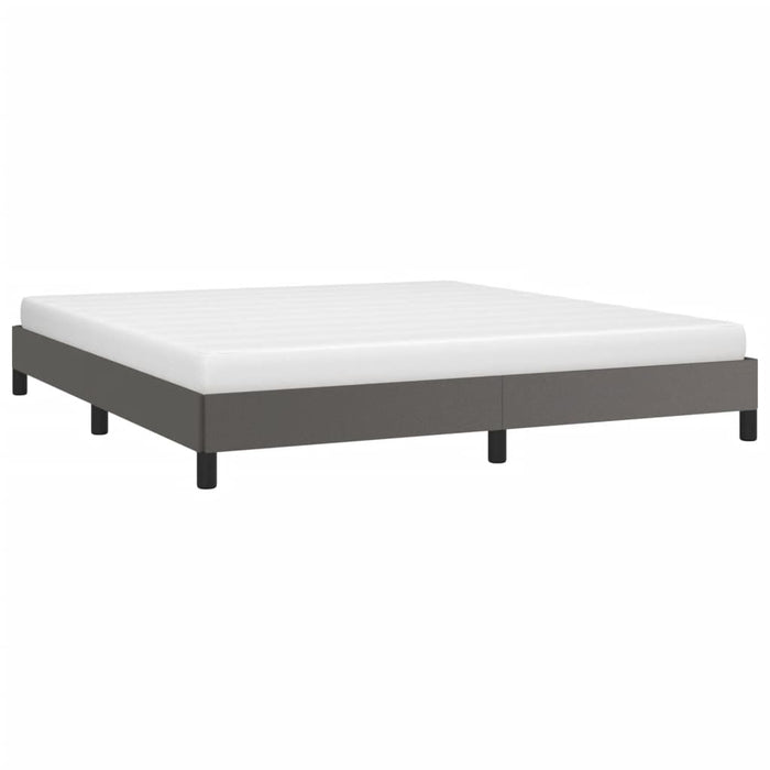 Cadru de pat, gri, 180x200 cm, piele ecologică - WALTI WALTI