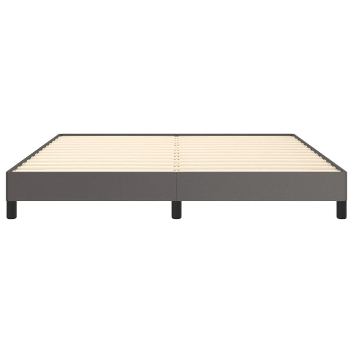 Cadru de pat, gri, 180x200 cm, piele ecologică - WALTI WALTI