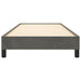 Cadru de pat fără saltea, gri închis, 100x200 cm, catifea - WALTI WALTI