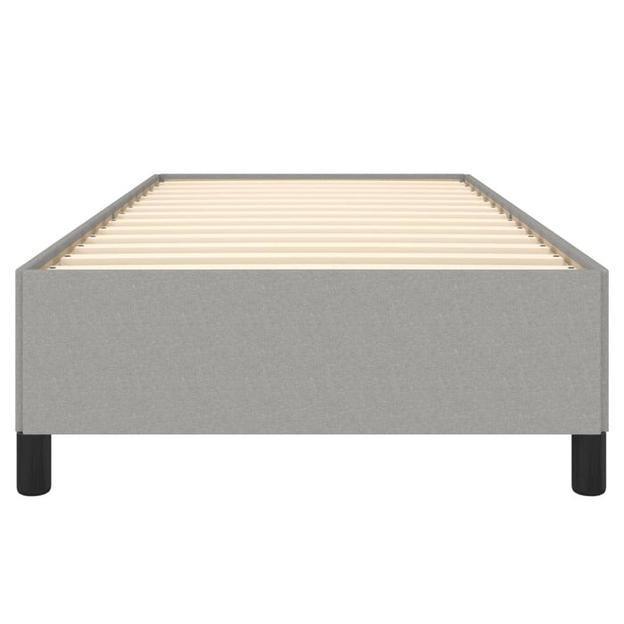Cadru de pat fără saltea, gri deschis, 80x200 cm, textil - WALTI WALTI