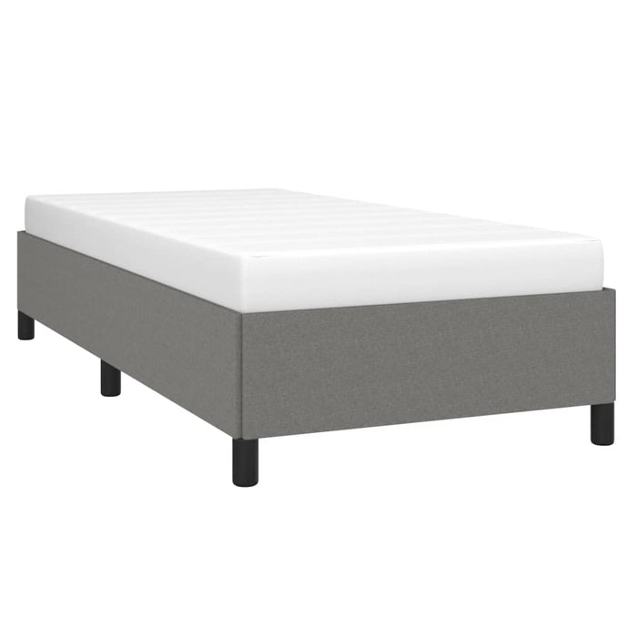 Cadru de pat fără saltea, gri închis, 80x200 cm, textil - WALTI WALTI