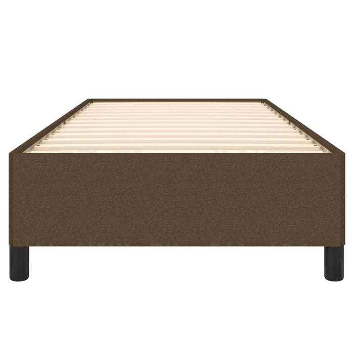 Cadru de pat fără saltea, maro închis, 90x190 cm, textil - WALTI WALTI