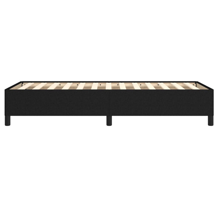 Cadru pat fără saltea țesătură neagră 90x200 cm - WALTI WALTI