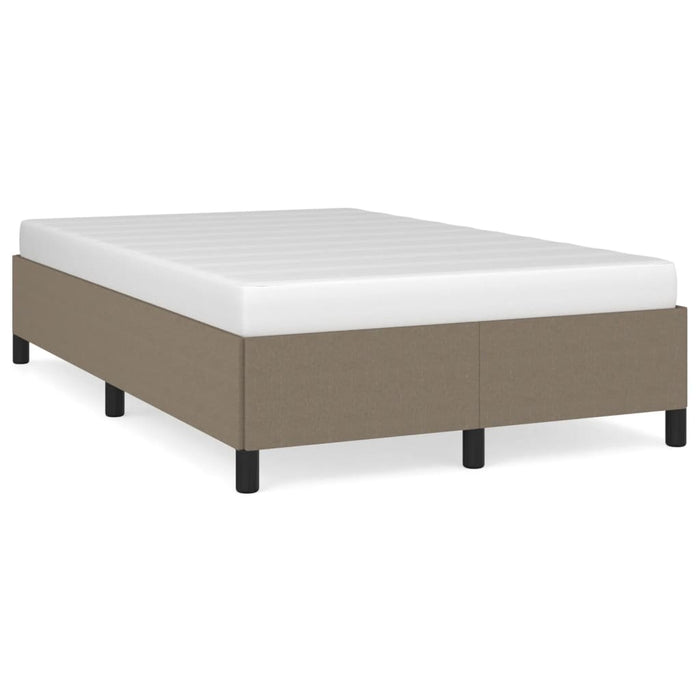 Cadru de pat fără saltea, gri taupe, 120x200 cm, textil WALTI