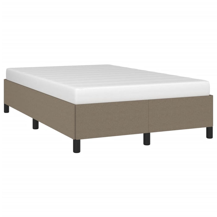 Cadru de pat fără saltea, gri taupe, 120x200 cm, textil WALTI