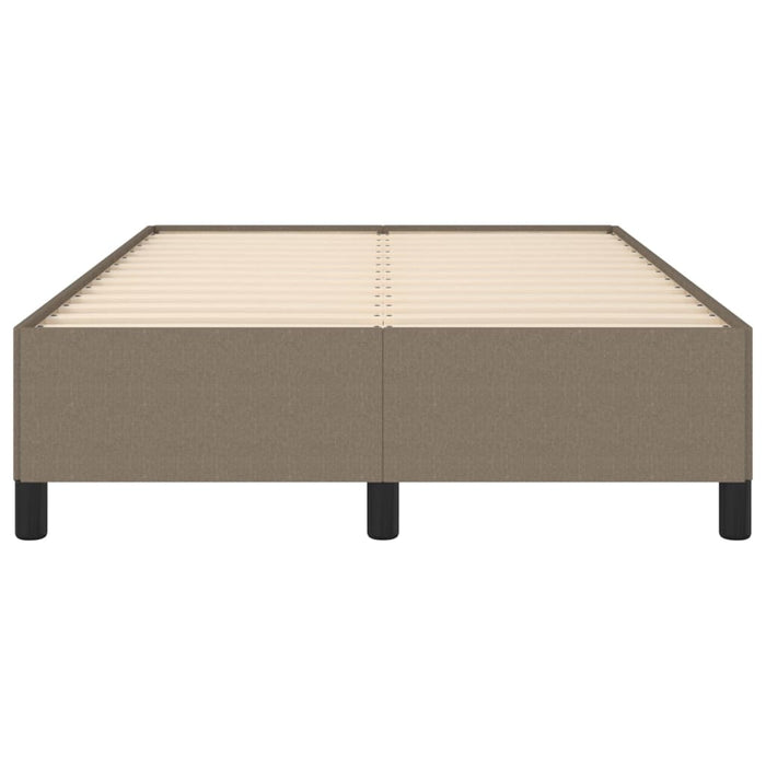 Cadru de pat fără saltea, gri taupe, 120x200 cm, textil WALTI
