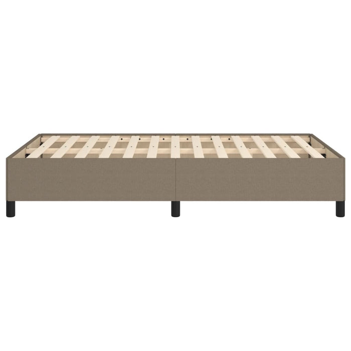Cadru de pat fără saltea, gri taupe, 120x200 cm, textil WALTI