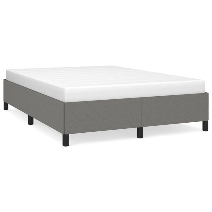Cadru de pat fără saltea, gri închis, 140x190 cm, textil - WALTI WALTI
