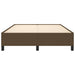 Cadru de pat fără saltea, maro închis, 140x200 cm, textil - WALTI WALTI
