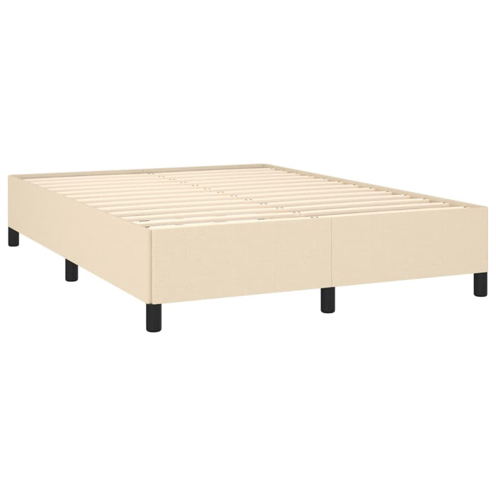 Cadru de pat fără saltea, crem, 140x190 cm, textil - WALTI WALTI
