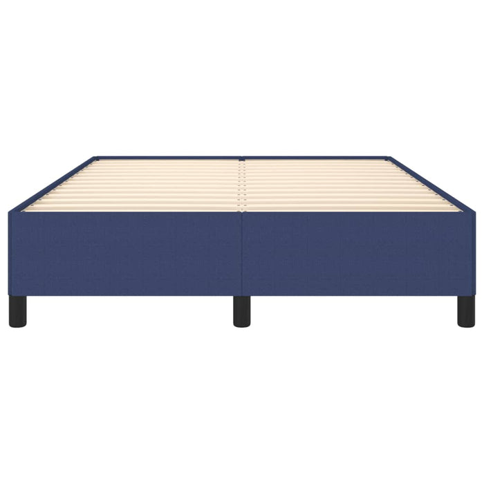 Cadru de pat fără saltea, albastru, 140x190 cm, textil - WALTI WALTI