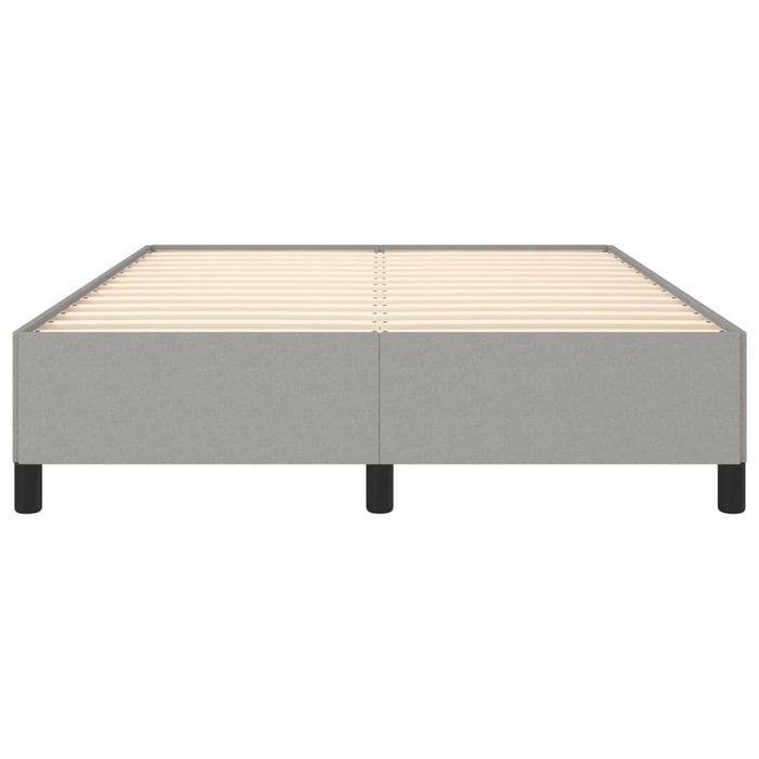 Cadru de pat fără saltea, gri deschis, 140x200 cm, textil - WALTI WALTI