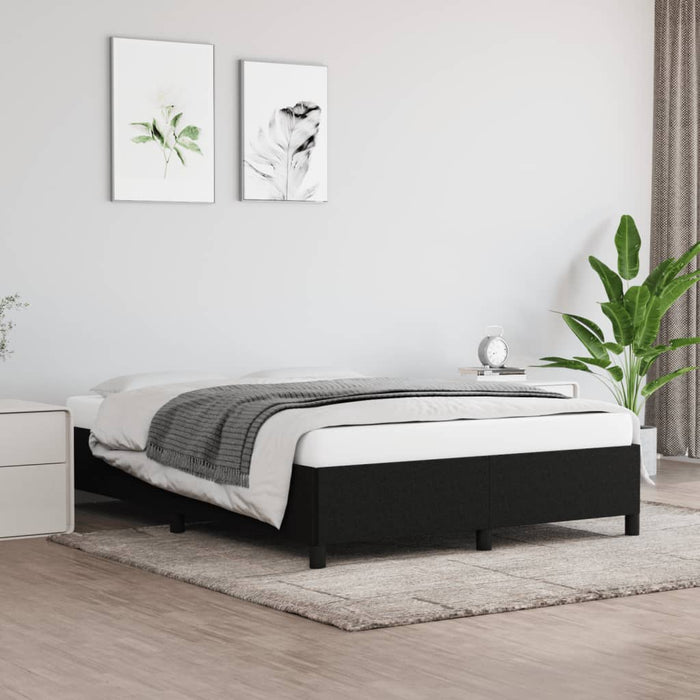 Cadru de pat fără saltea, negru, 140x200 cm, textil - WALTI WALTI