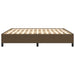 Cadru de pat fără saltea, maro închis, 160x200 cm, textil - WALTI WALTI