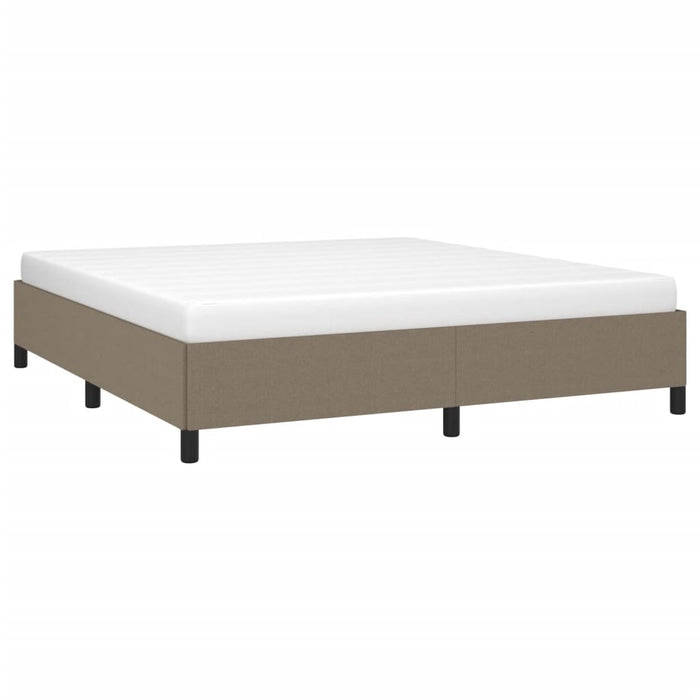 Cadru de pat fără saltea, gri taupe, 160x200 cm, textil - WALTI WALTI