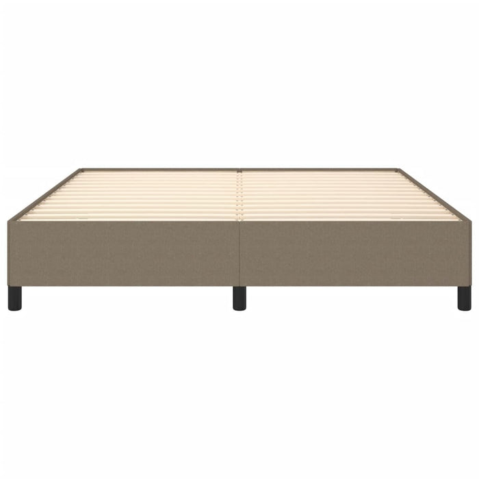 Cadru de pat fără saltea, gri taupe, 160x200 cm, textil - WALTI WALTI