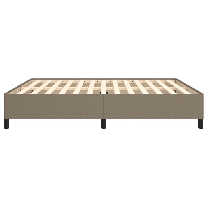 Cadru de pat fără saltea, gri taupe, 160x200 cm, textil - WALTI WALTI