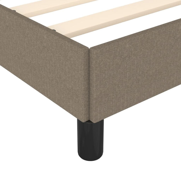 Cadru de pat, gri taupe, 180 x 200 cm, material textil - WALTI WALTI