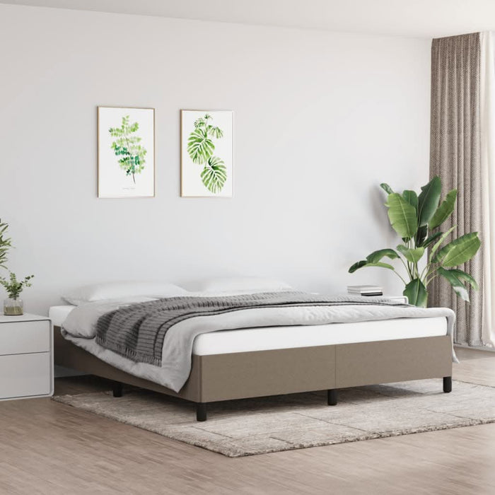 Cadru de pat, gri taupe, 180 x 200 cm, material textil - WALTI WALTI
