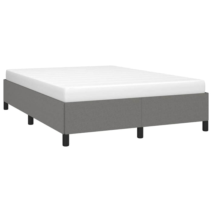 Cadru de pat fără saltea, gri închis, 137x190 cm, material textil - WALTI WALTI