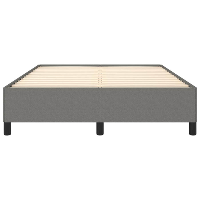 Cadru de pat fără saltea, gri închis, 137x190 cm, material textil - WALTI WALTI