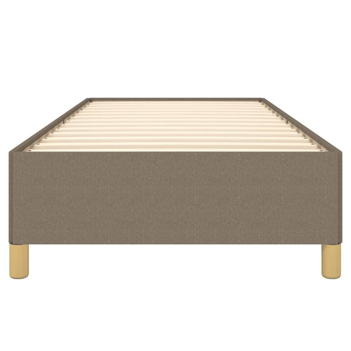 Cadru de pat fără saltea Taupe 80x200 cm țesătură - WALTI WALTI