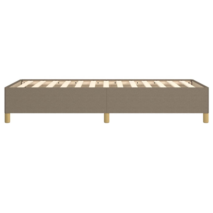 Cadru de pat fără saltea Taupe 80x200 cm țesătură - WALTI WALTI