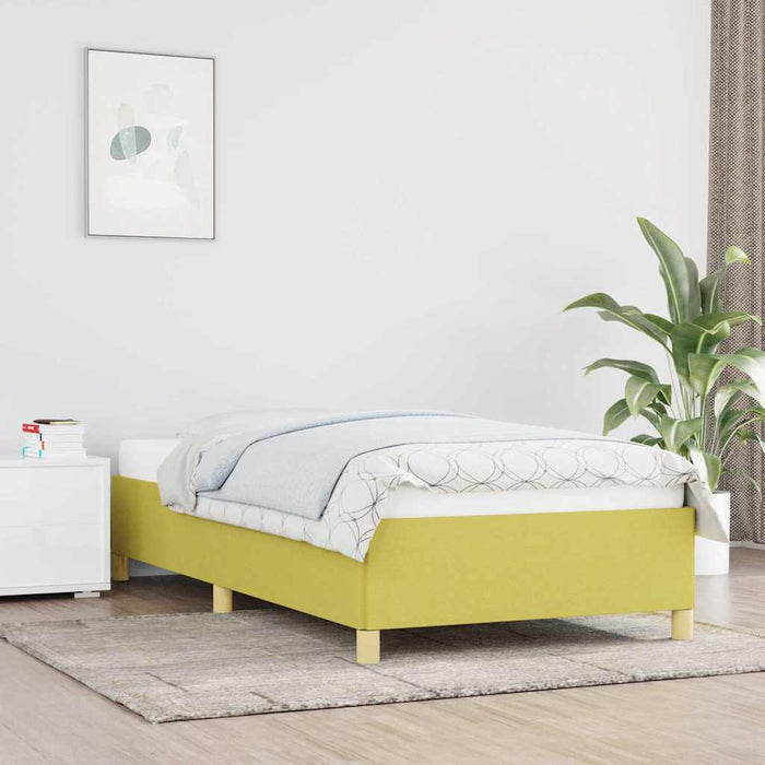 Cadru de pat, verde, 90x190 cm, material textil WALTI
