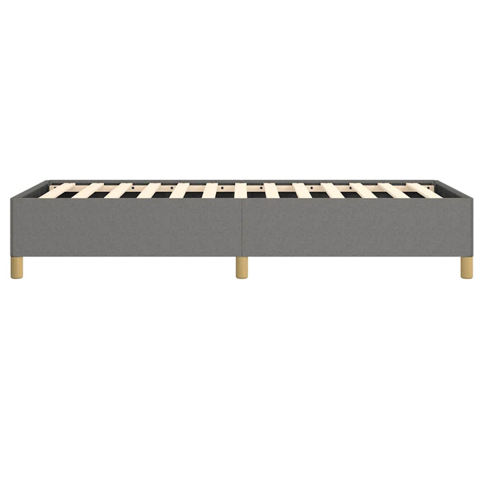 Cadru de pat fără saltea, gri închis, 90x200 cm, textil - WALTI WALTI