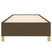 Cadru de pat fără saltea, maro închis, 100x200 cm, textil - WALTI WALTI