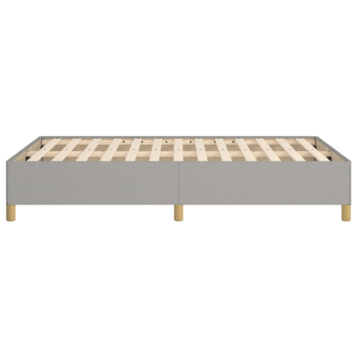 Cadru de pat fără saltea, gri deschis, 120x200 cm, textil - WALTI WALTI