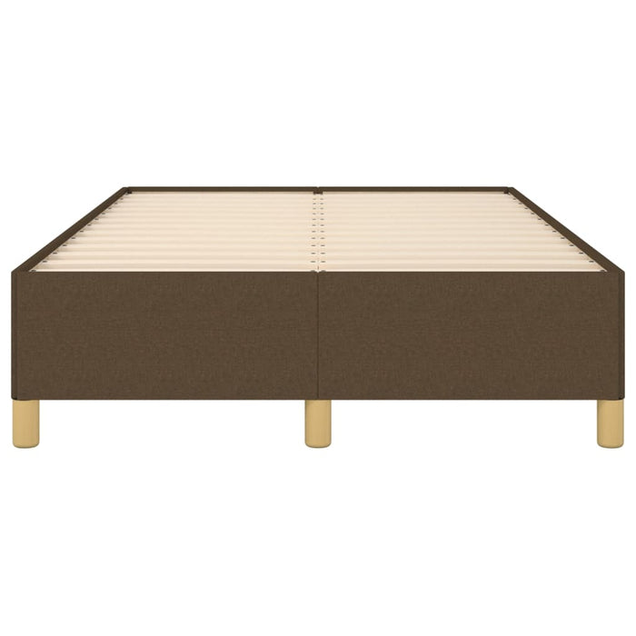 Cadru de pat fără saltea, maro închis, 120x200 cm, textil - WALTI WALTI