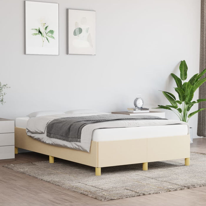 Cadru de pat fără saltea, crem, 120x200 cm, textil - WALTI WALTI