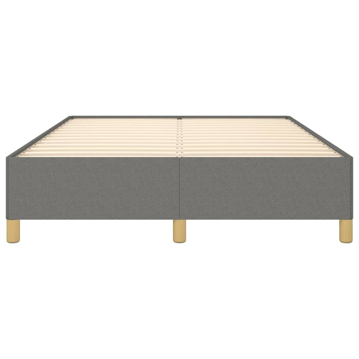 Cadru de pat fără saltea, gri închis, 140x190 cm, textil - WALTI WALTI