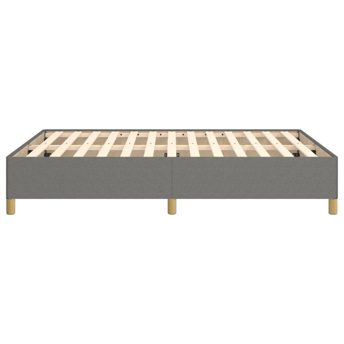 Cadru de pat fără saltea, gri închis, 140x190 cm, textil - WALTI WALTI
