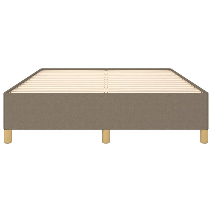 Cadru de pat fără saltea, gri taupe, 140x200 cm, textil - WALTI WALTI